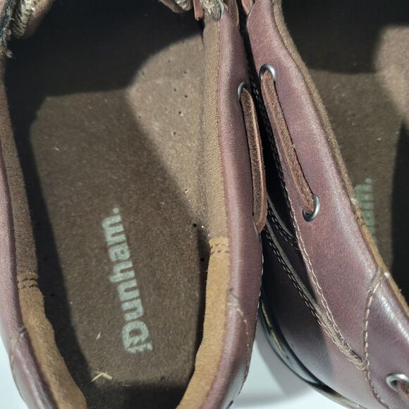 Dunham Boat Leather Shoes Brown Sz  11 main image 4